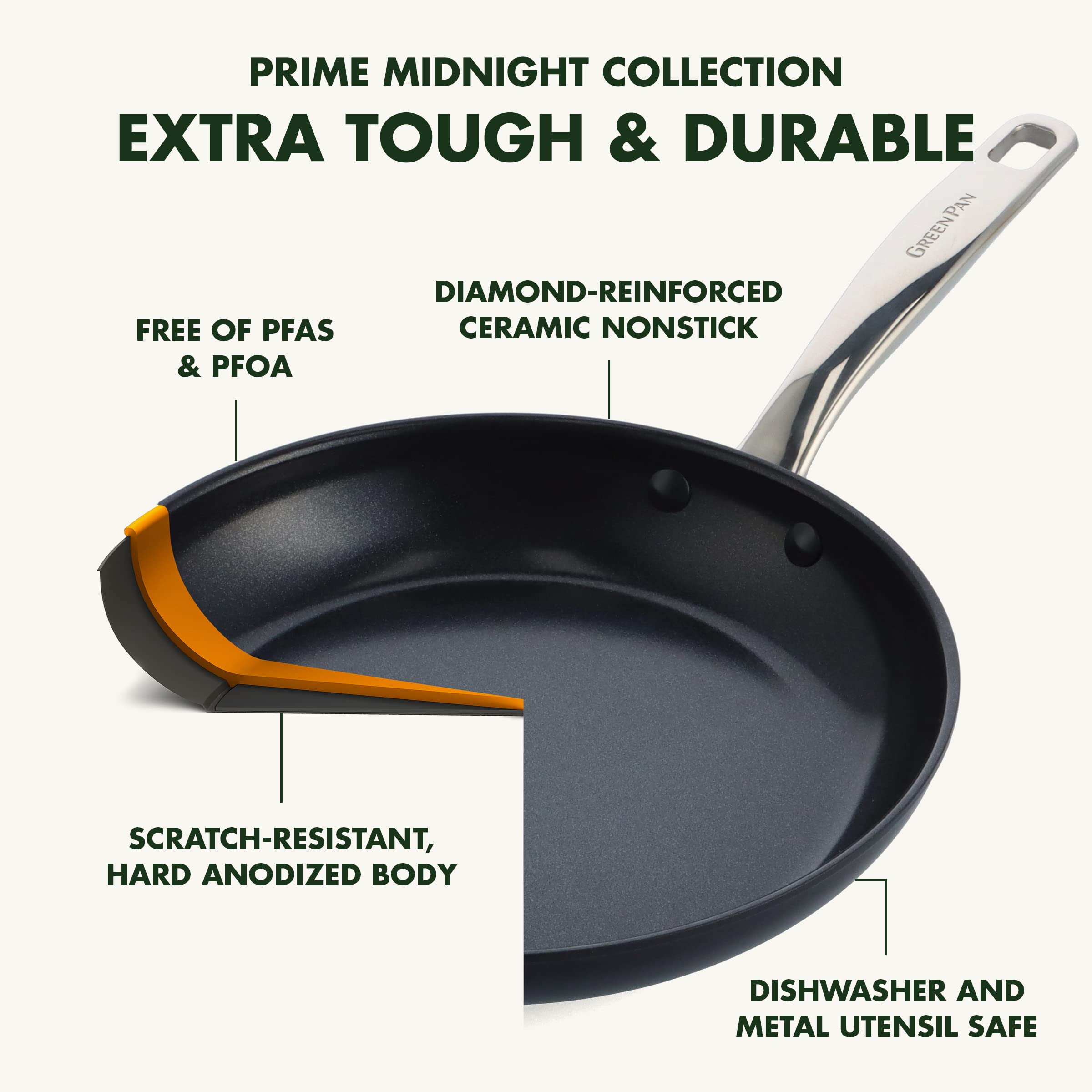 GreenPan Chatham Black Prime Midnight 11