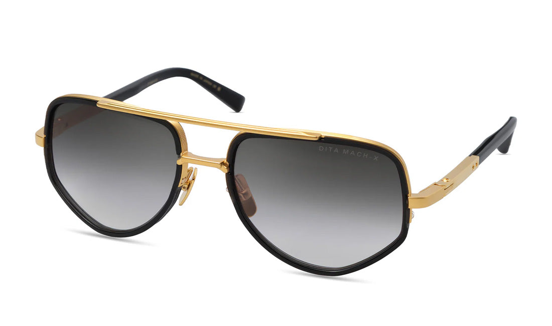 Dita Mach X Sunglasses - Polarized Aviator Style for Men & Women - UV Protection, Lightweight & Comfortable - Perfect for Driving, Travel & Outdoor Activities