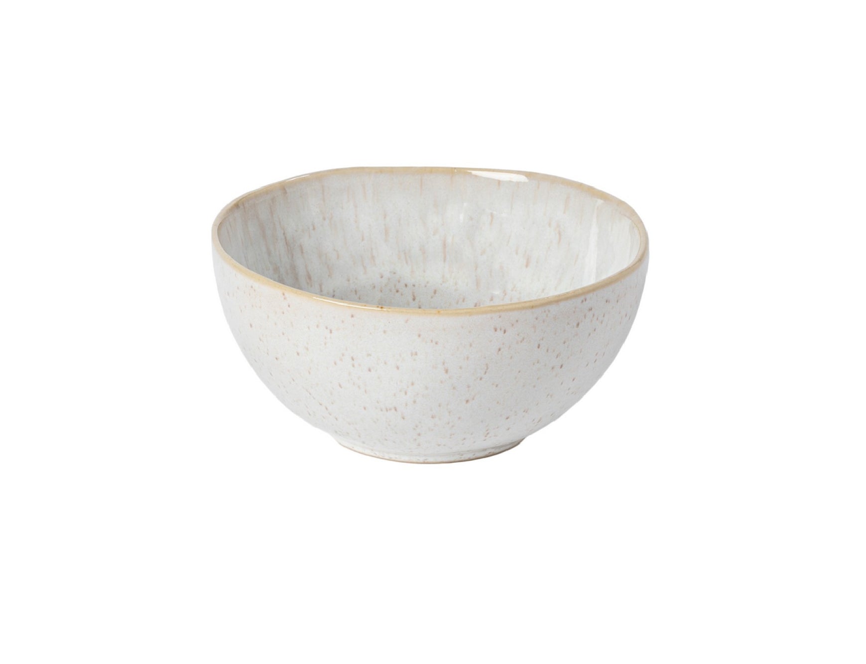 Eivissa Sand Beige Ceramic Cereal Bowl - 12oz Breakfast & Snack Bowl for Cereal, Soup, Ice Cream - Perfect for Home, Kitchen & Restaurant Use