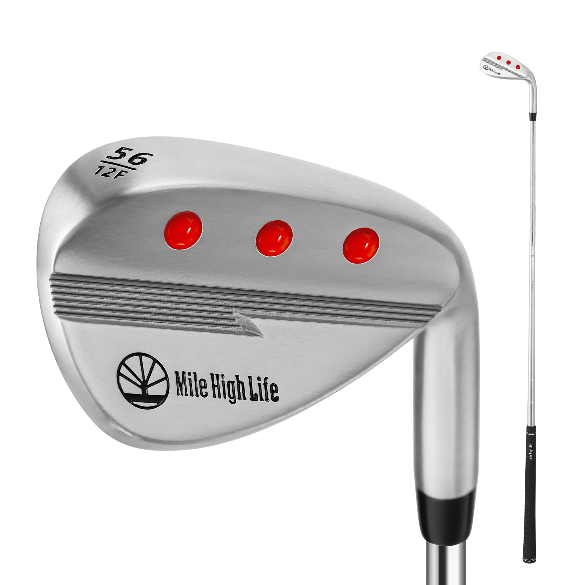 Premium Golf Wedges Set - 50/56/58/60 Degree Sand & Lob Wedges for Men & Women | Right Hand Rubber Grip Clubs | Perfect for Beginners & Practice Shots | Ideal for Bunker Play, Short Game & Approach Shots