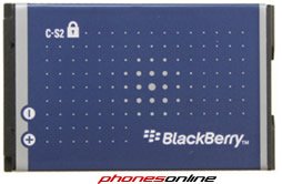 Original Blackberry C S2 Genuine Replacement Battery for 8520 Curve - Long Lasting Power for Business & Travel Use