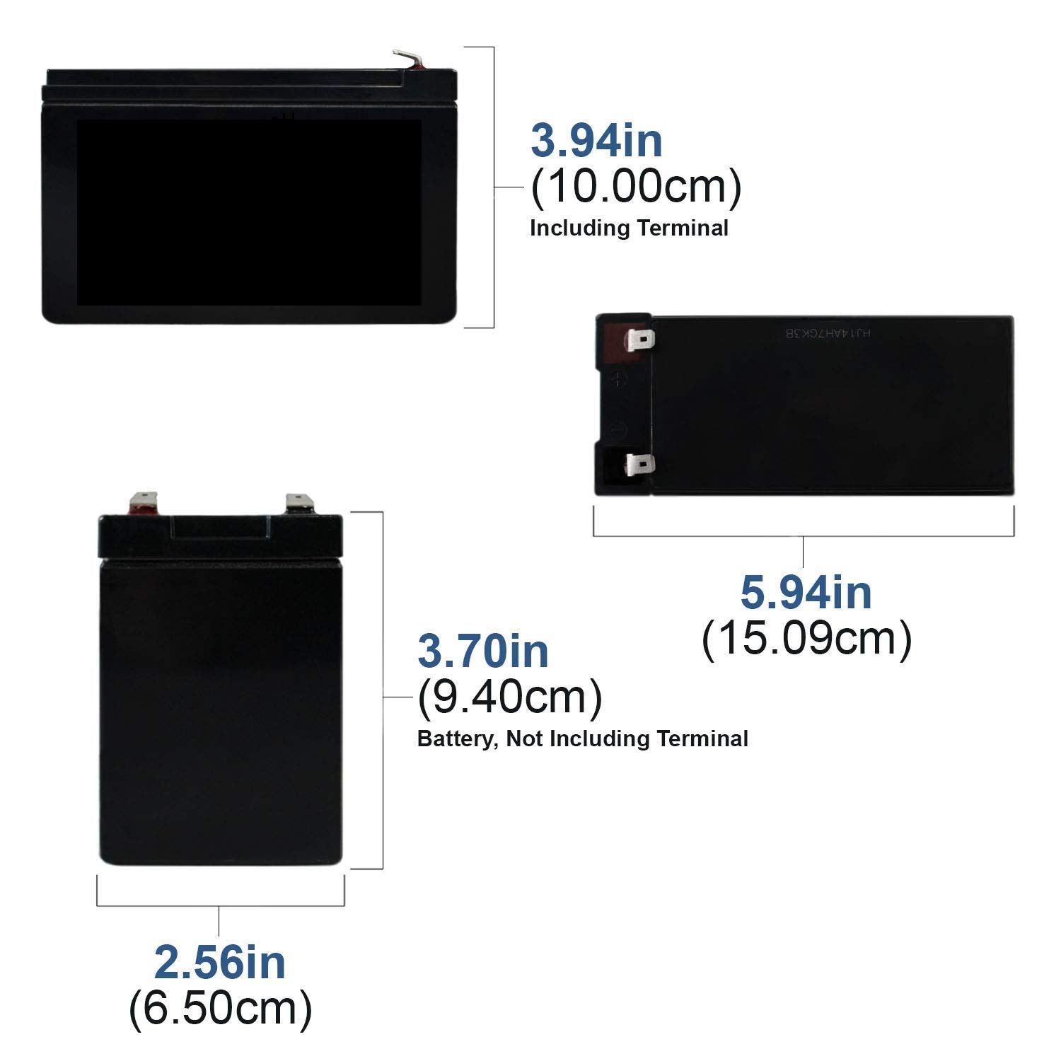 Upgrade Your Razor Dirt Quad with Extended Range High Performance 12V 9Ah Batteries - 28% Longer Run Time, Easy Slide-On Terminals, No Soldering Required - Perfect for Off-Road Adventures and Extended Riding Sessions