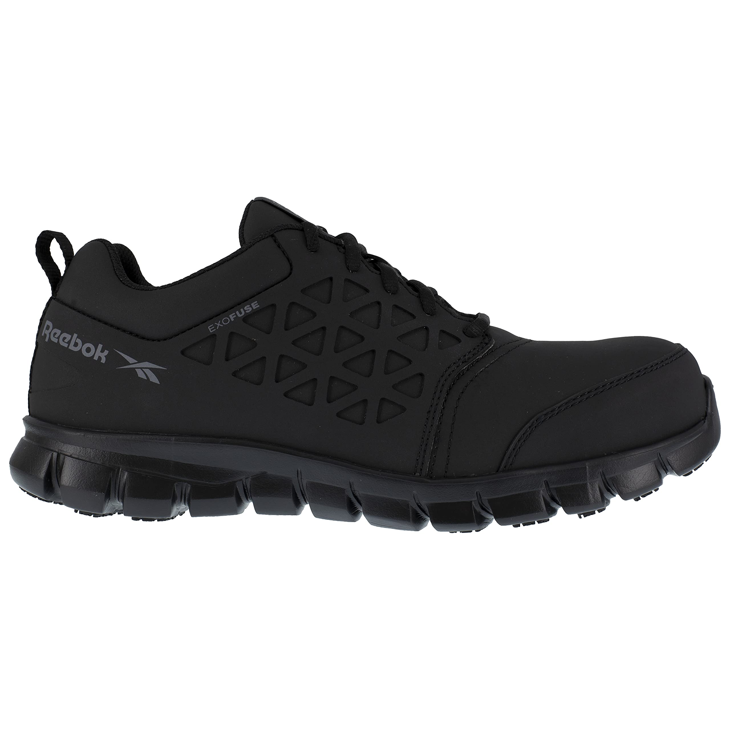 Reebok Men's Sublite Cushion Safety Toe Work Shoes - Lightweight Athletic Industrial Construction Shoes for Comfort & Protection | Perfect for Warehouse, Factory, and Outdoor Work Sites