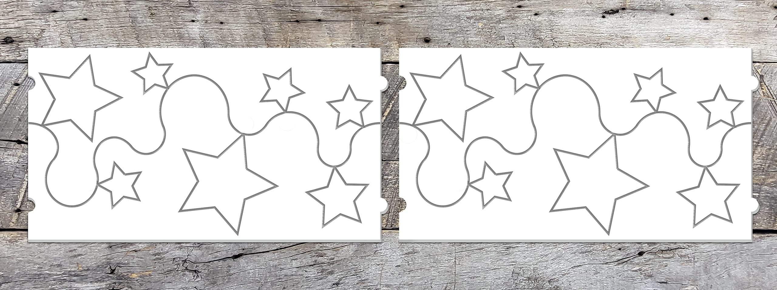 Groovy Patterns Stars and Stipples Patchwork Quilt Template - Long Arm Quilting Board for DIY Sewing Projects - Perfect for Home Decor, Bedding, and Crafting