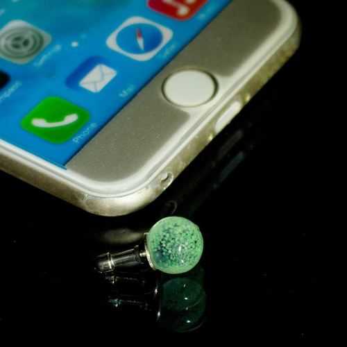3.5mm Bead Luminous Headphone Jack Dust Plug for Tablets - Color Random (Pack of 5) - Protect Your Device Port from Dust & Debris - Perfect for iPad, Samsung Tab, and Other Tablets
