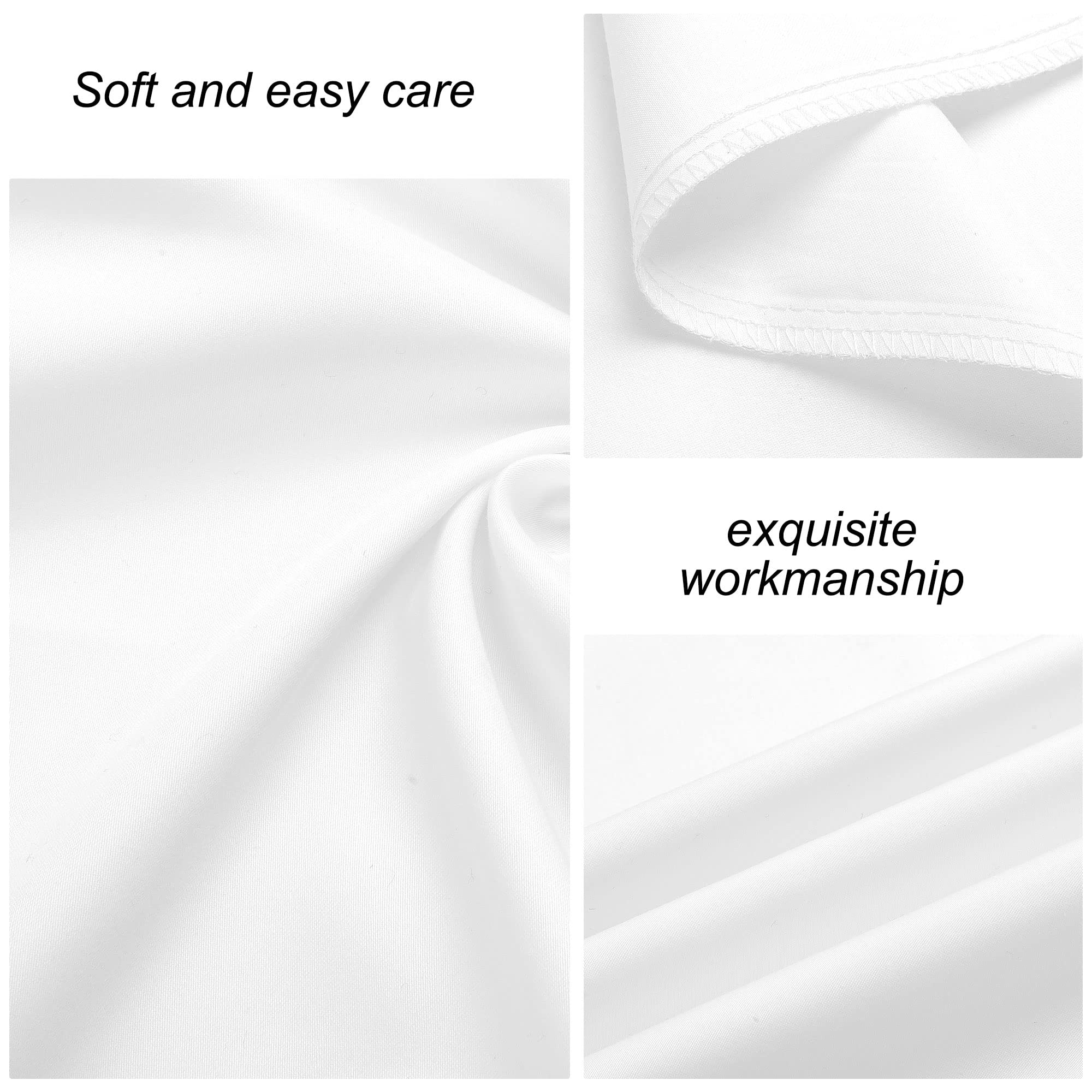 Premium Soft Cotton Pillowcases Set of 2 - Breathable & Hypoallergenic Bedding for Side Sleepers - Perfect for Home, Hotel, and Travel Use