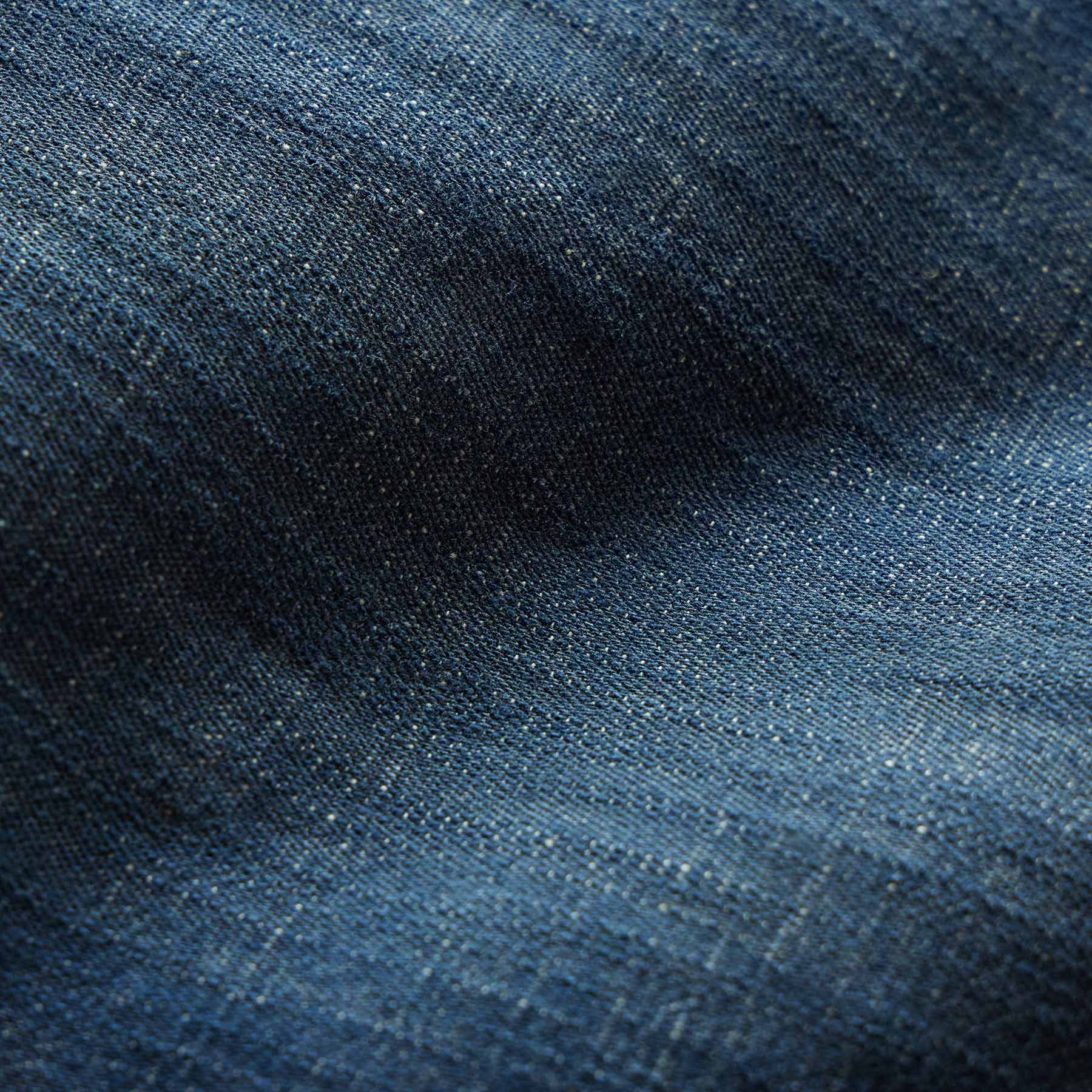 Selvedge Pull On Denim Jeans for Men - Medium Wash Distressed Denim Pants - Comfortable Stretch Skinny Fit for Casual Wear & Street Style