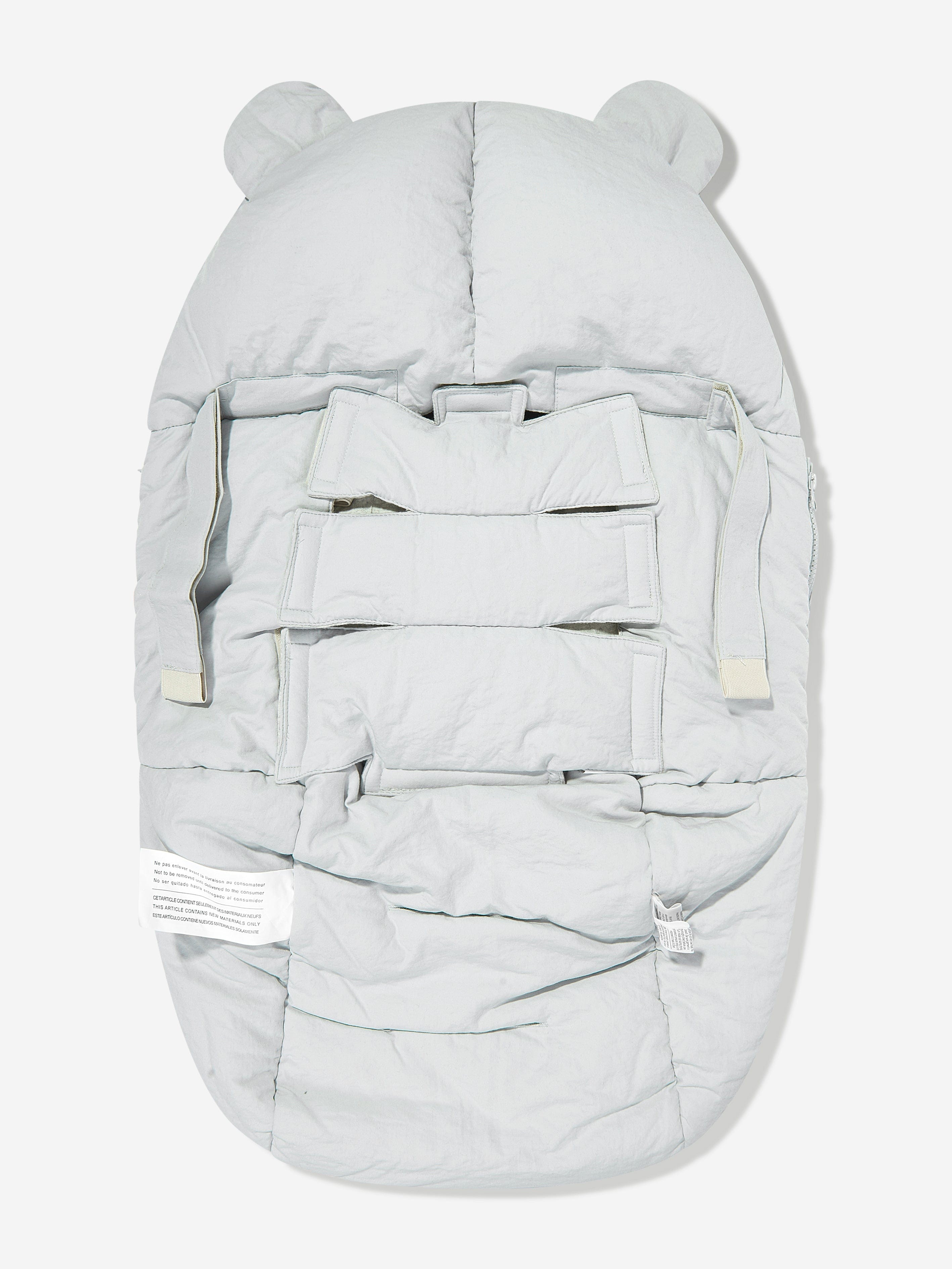 7AM Enfant BabyPOD Airy Lightweight Baby Carrier in Silver (Height: 83cm, Width: 43cm, Depth: 6cm) - Perfect for Newborns, Travel, Hiking & Everyday Use