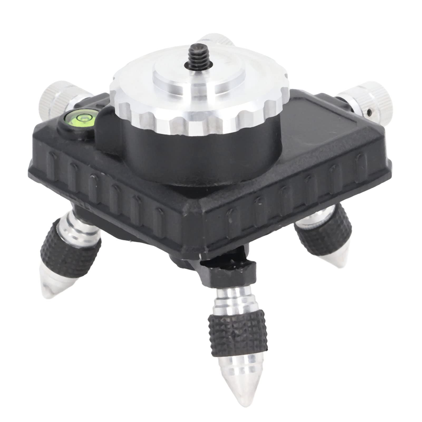 TANIQIACa 360° Rotatable Fine-Tuning Adapter with Height Adjustment for Laser Level - Perfect for Construction, Flooring & Tile Installation Projects
