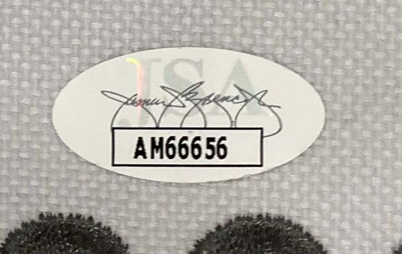 Authentic Collin Morikawa Signed 2023 PGA FedEx Cup Playoffs Framed Golf Flag with JSA Certificate - Perfect for Golf Memorabilia Collectors & Sports Fan Cave Decor