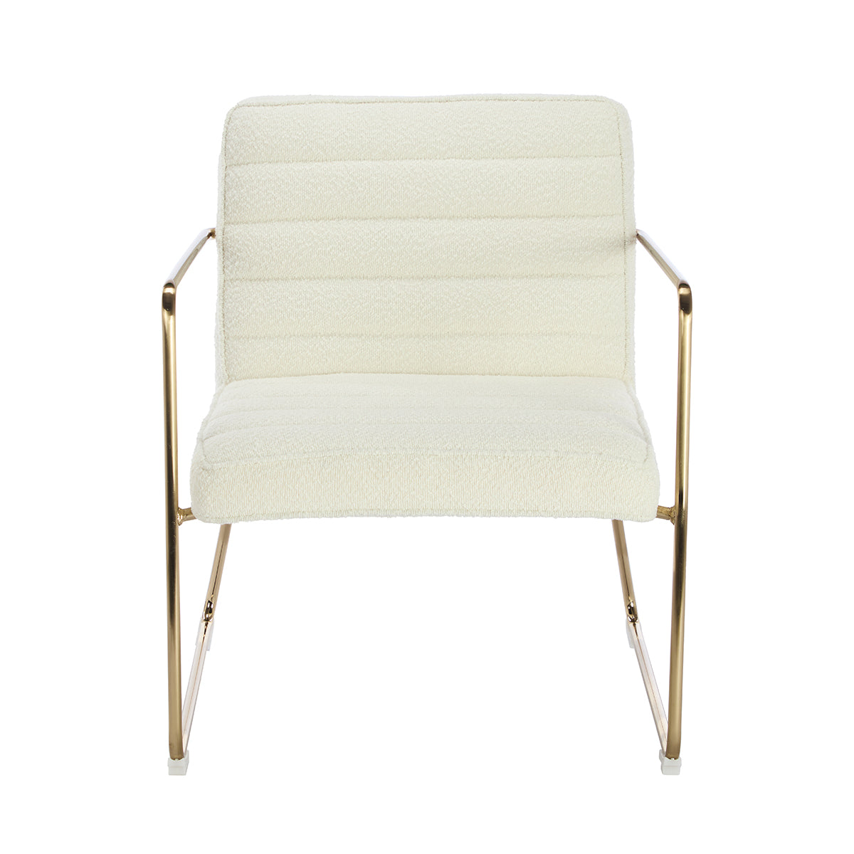Felix Boucle Armchair - Modern Upholstered Accent Chair for Living Room, Bedroom, or Office - Cozy & Stylish Home Decor
