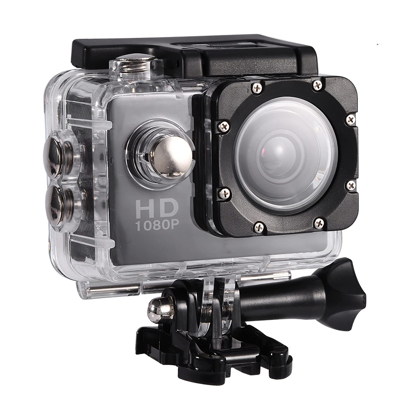 4K Ultra HD Waterproof Action Camera - 30m Underwater, 90° Wide Angle, Helmet Mount - Perfect for Cycling, Diving, Surfing & Outdoor Sports (Black) - Capture Adventure Moments in Stunning Detail