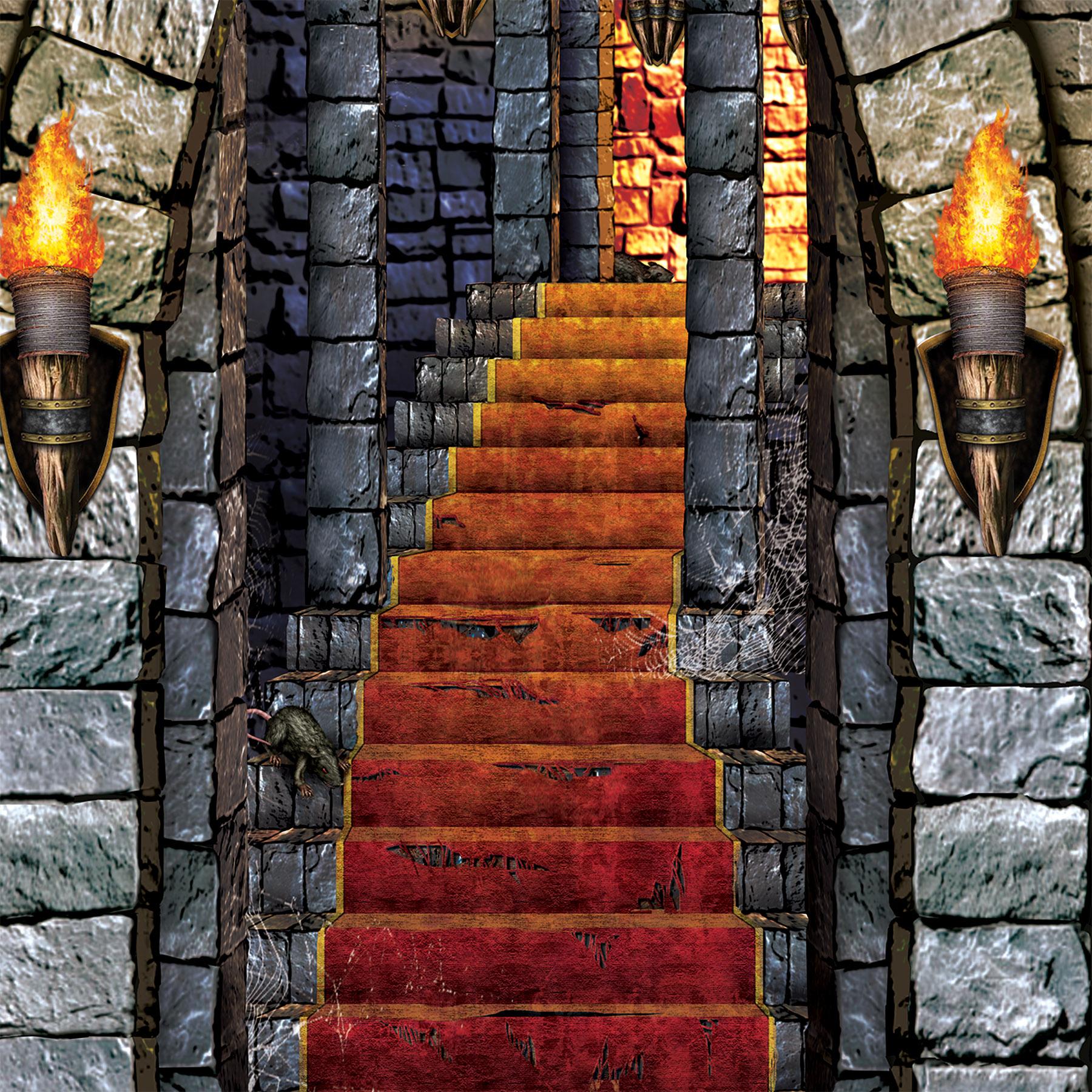 12 Pack Beistle Halloween Castle Entrance Door Cover - Spooky Halloween Decor for Parties, Haunted Houses & Trick or Treating
