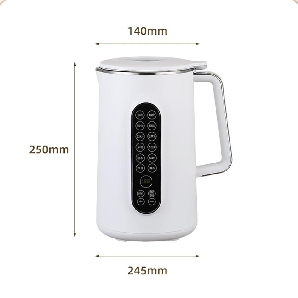 Best Mylk Nut Milk Maker Machine - 8-in-1 Automatic Almond Milk Maker with Self-Cleaning Function, No Straining Required | Perfect for Vegan, Dairy-Free, Keto & Plant-Based Diets | Make Almond, Soy, Oat Milk at Home
