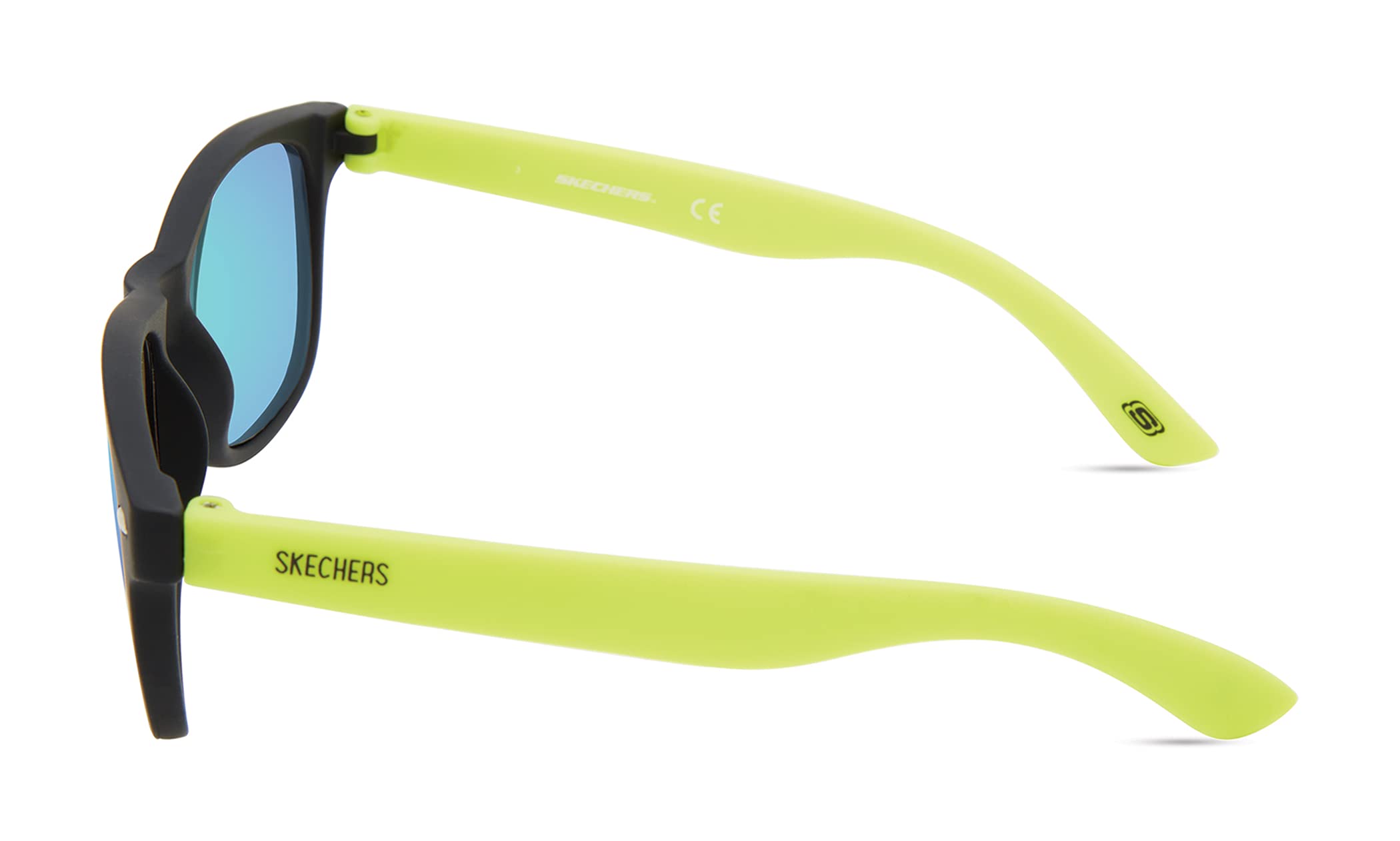 Skechers Boys' SEA9081 Square Sunglasses for Kids - UV Protection, Durable & Stylish - Perfect for Outdoor Play, Beach & Summer Activities