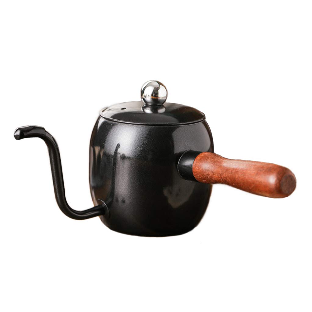 Premium Stainless Steel Gooseneck Coffee Kettle with Long Narrow Spout (500ml) - Perfect for Pour Over Coffee, Drip Coffee Makers & Tea Brewing - Ergonomic Design for Precise Water Control - Ideal for Home Baristas & Coffee Enthusiasts