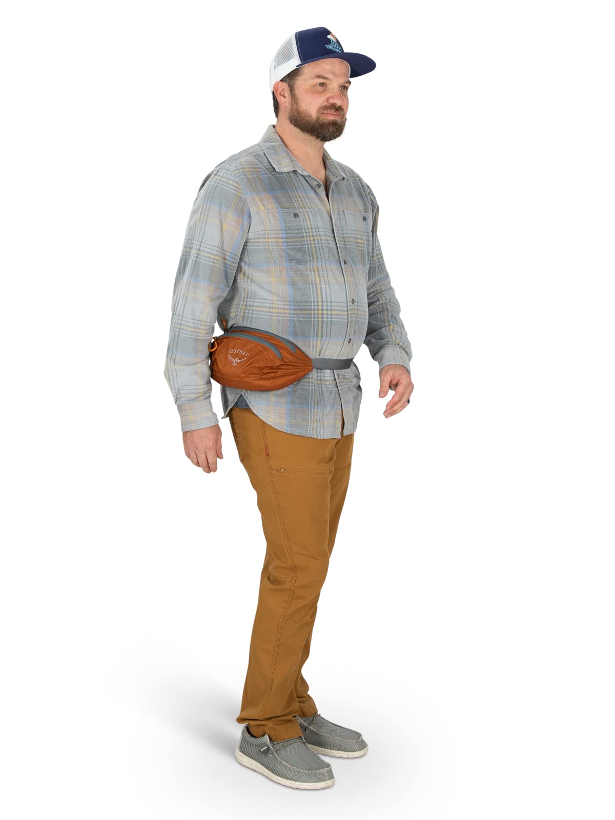 Osprey Ultralight Collapsible Waist Pack - Compact Travel Fanny Pack for Hiking, Running & Everyday Use