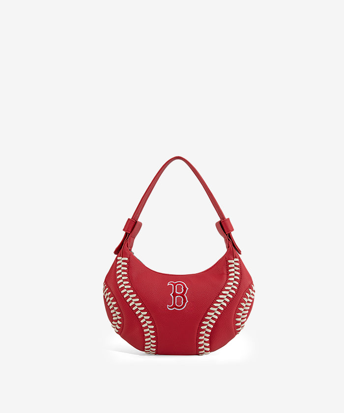MLB Boston Red Sox Team Hobo Bag - Official Licensed Baseball Shoulder Bag for Women & Men - Perfect for Games, Travel & Daily Use