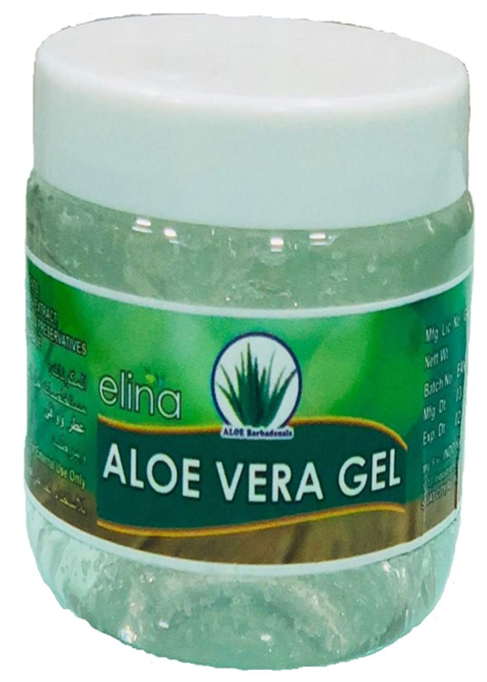 Elina 100% Pure Natural Aloe Vera Gel for Face & Skin Care - 200g Rose Scented | Hydrating, Soothing Moisturizer for Sunburn, Acne & Dry Skin Relief