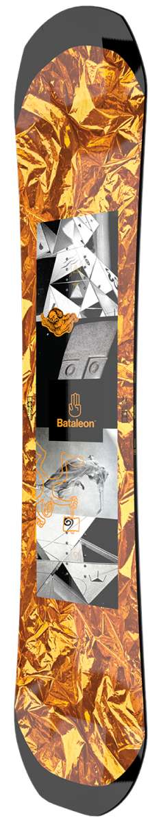 Bataleon Fun Kink Snowboard 2024 - All-Mountain Freestyle Snowboard for Men & Women | Perfect for Park, Powder & All-Terrain Riding