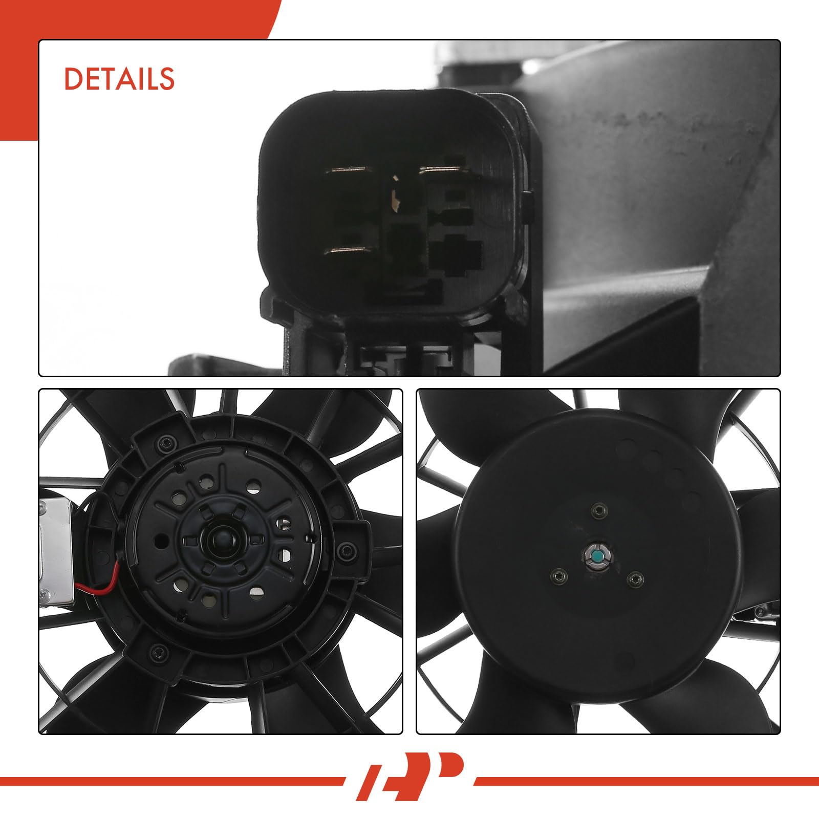 Premium Engine Radiator Cooling Fan Assembly for BMW 3 Series (2000-2005) - Compatible with 320i, 323Ci, 323i, 325Ci, 325i, 325xi, 328i, 330Ci, 330i, 330xi - Perfect for Engine Cooling & Overheating Prevention