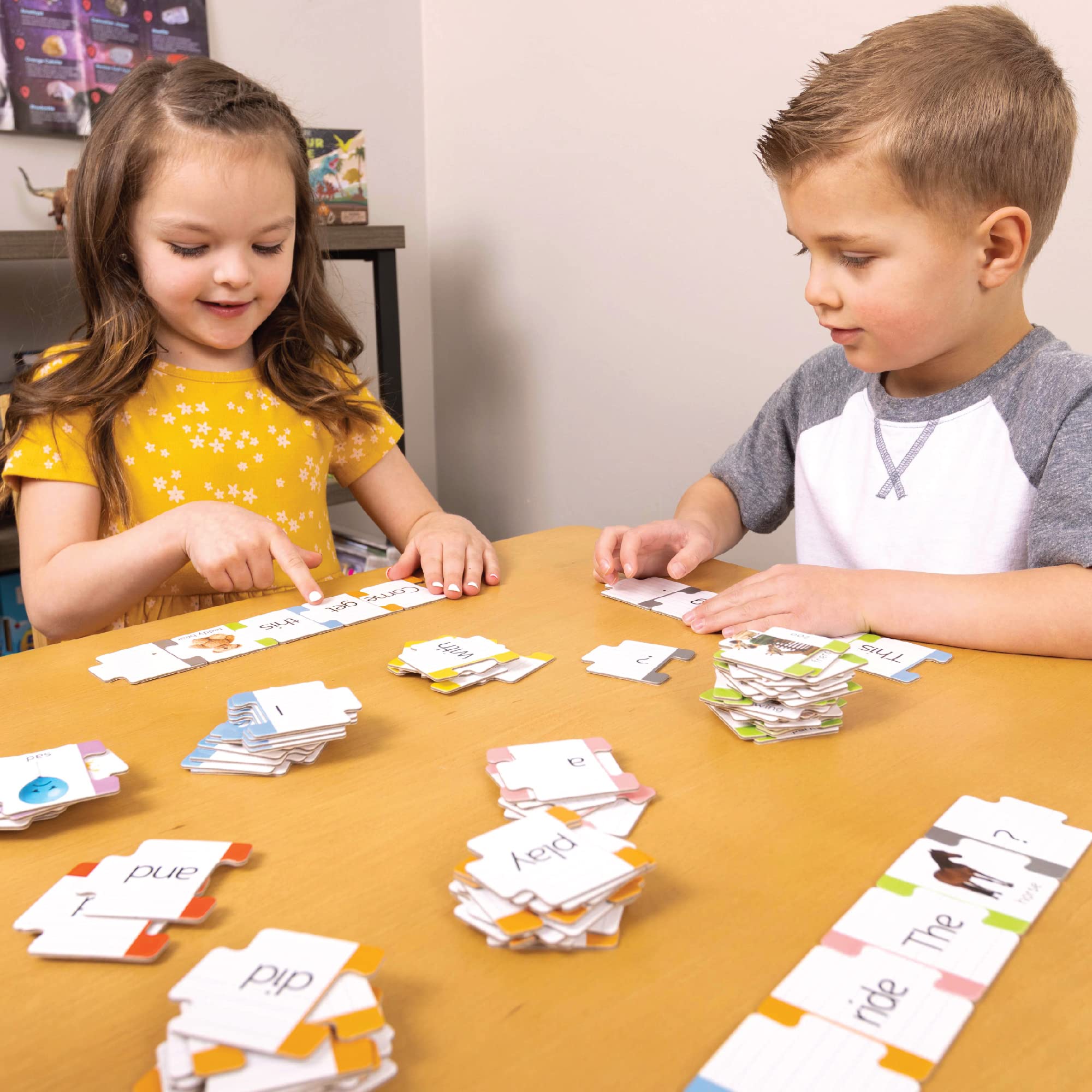 Hapinest Kids Sentence Building Game - Grammar & Speech Therapy for Kindergarten, 1st & 2nd Grade - Perfect for Classroom & Homeschool Learning Activities