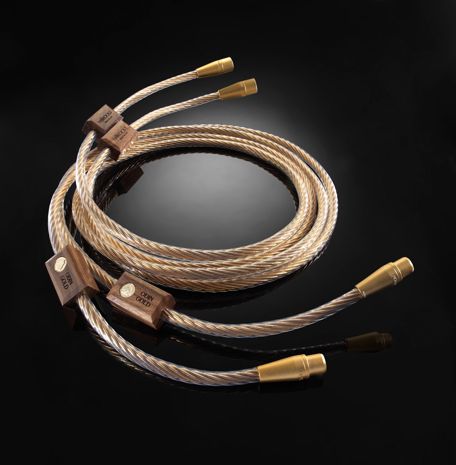 Nordost ODIN GOLD ANALOG INTERCONNECTS - Premium Audio Cables for Hi-Fi Systems, Home Theater & Audiophile Setups - High-End RCA Interconnect Cables for Turntables, CD Players & Amplifiers