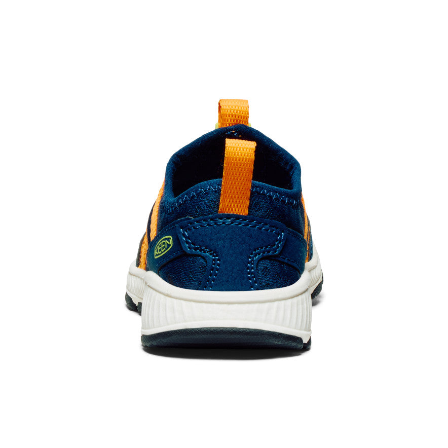 Motozoa Toddler Sneakers for Boys & Girls - Navy Blue & Bright Marigold Colors | Comfortable Kids Shoes for Playground, School & Everyday Wear
