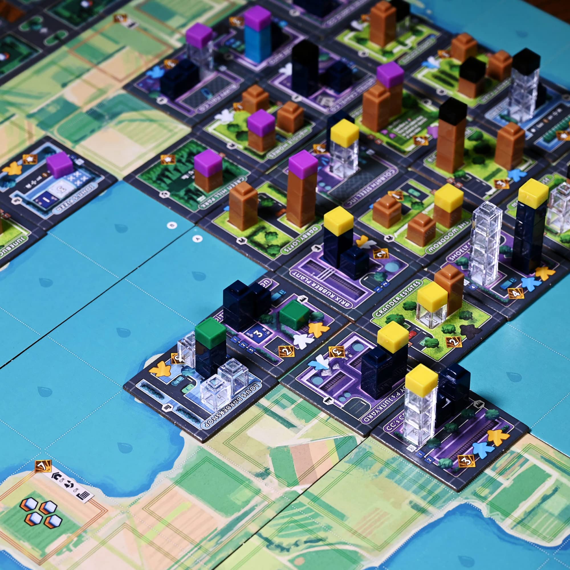 Rolling Heights Board Game - Base Game for 1-4 Players Ages 14+ | City Building Strategy Game for Family Game Night & Adult Game Evenings | English Edition by Alderac Entertainment