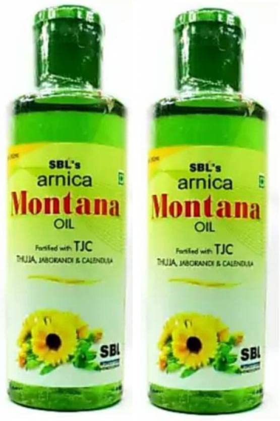 SBL Montana Hair Oil for Growth & Shine - 2 Pack (400ml Total) - Natural Hair Care for Dry, Damaged & Frizzy Hair - Perfect for Daily Use & Scalp Massage