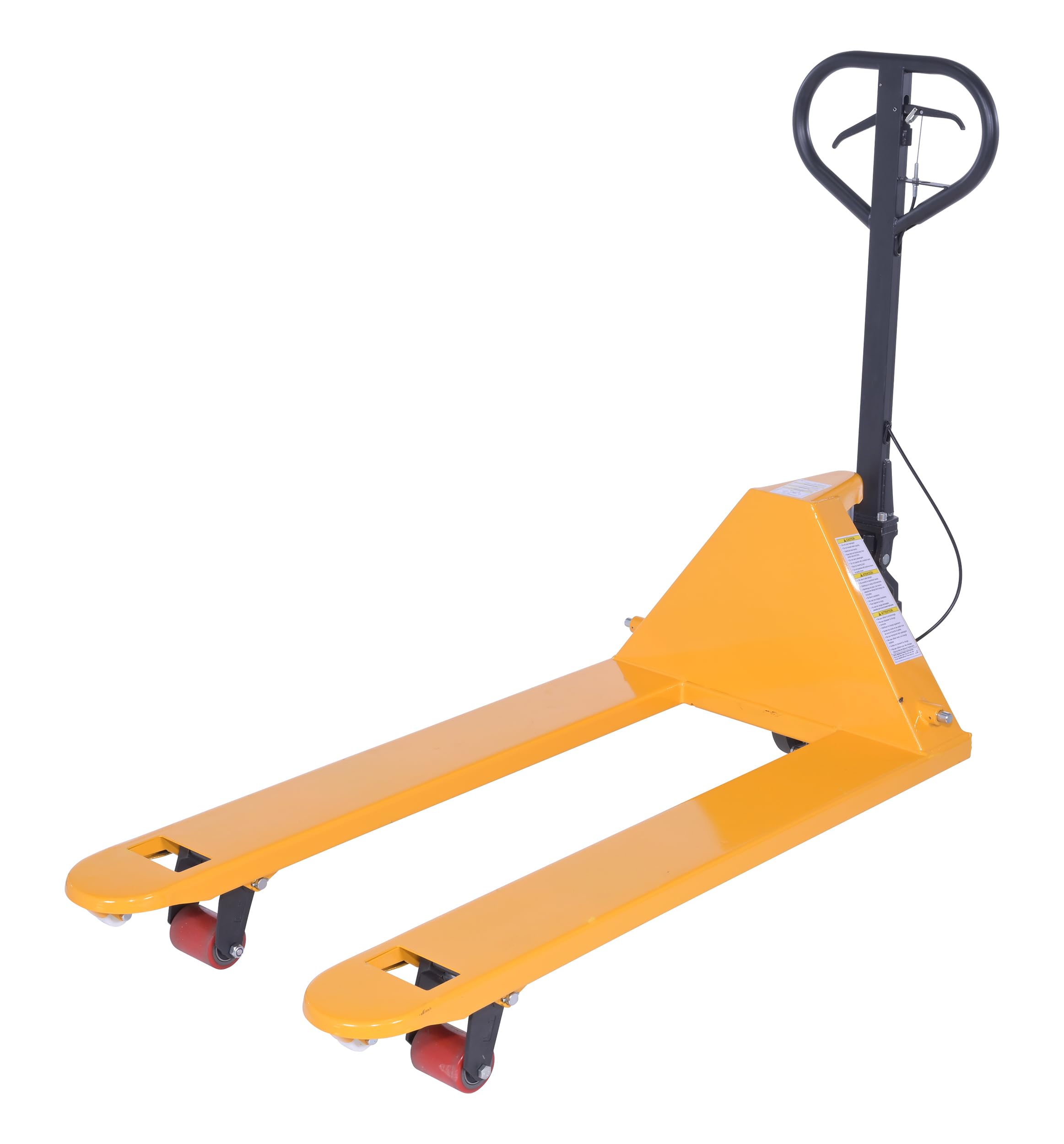 Vestil PM5-2748-DMHB Electric Pallet Jack with Dead Man Hand Brake - 5500 lb Capacity, 48