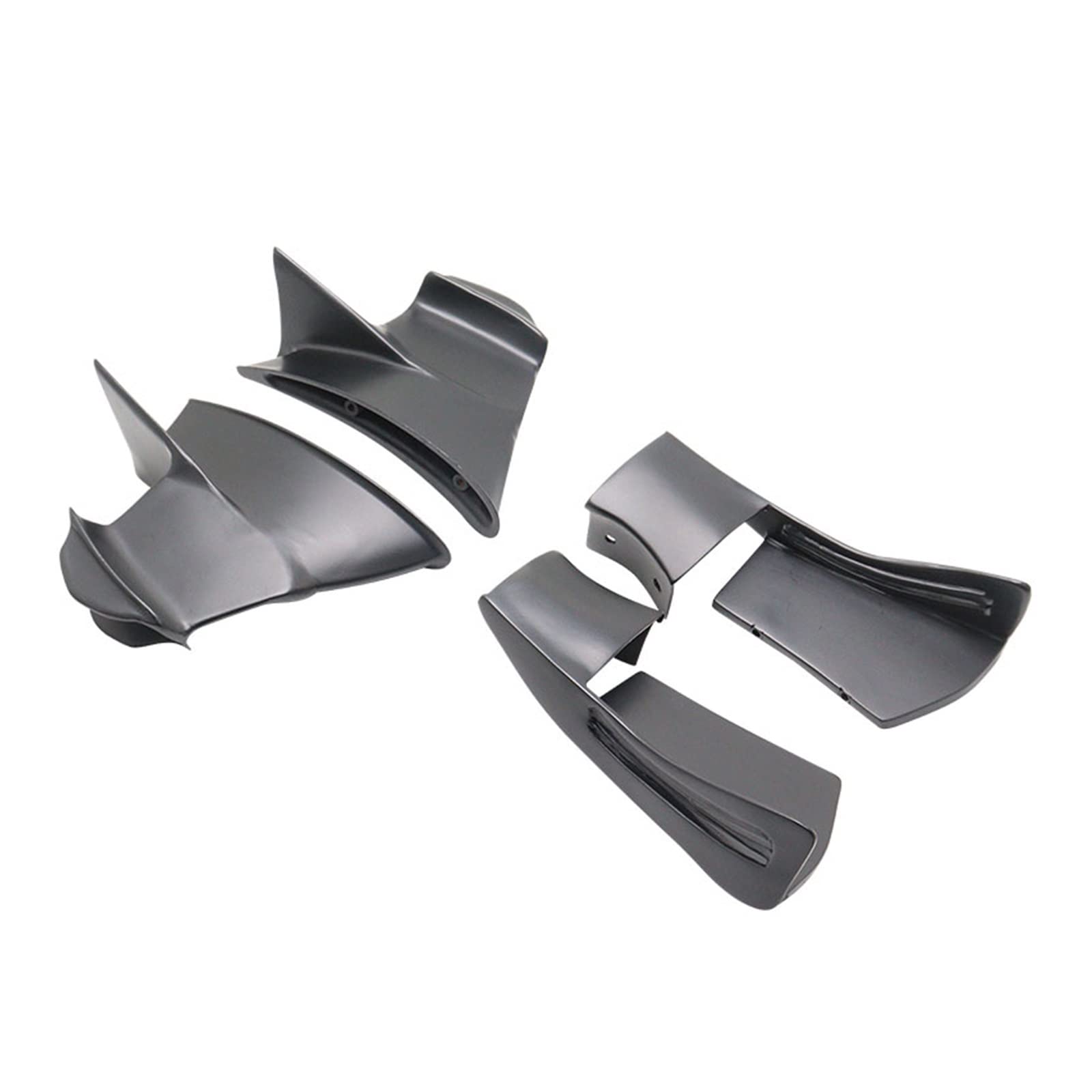 Ducati Panigale V4 V4S V4R 2018-2022 Motorcycle Aerodynamic Side Wing Spoiler Fairing Cover - Matte Black | Bodyframe Retrofit Kit for Enhanced Speed & Stability | Perfect for Track Racing & High-Performance Riding