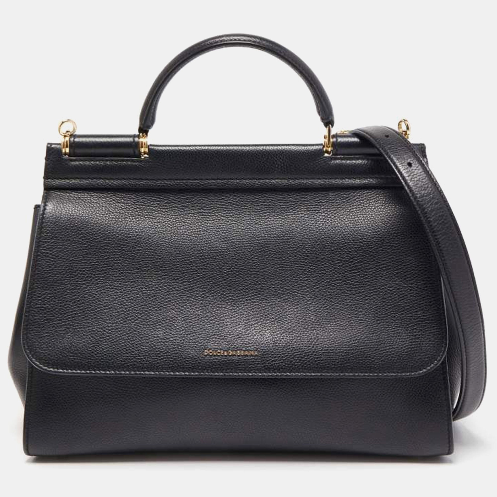 Stylish Black Leather Top Handle Bag for Women - Perfect for Work, Travel & Everyday Use
