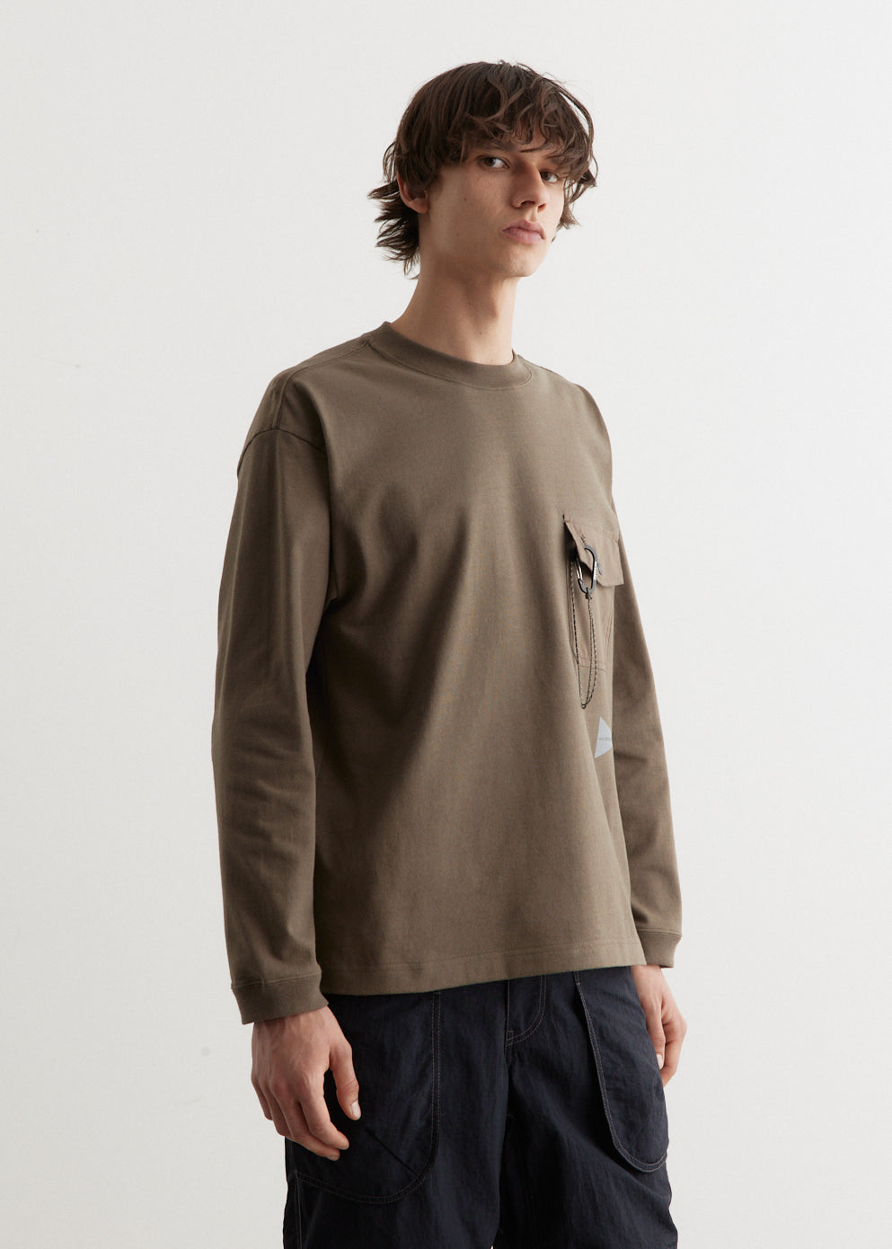 59 Heavy Cotton Pocket Long Sleeve T-Shirt for Men - Durable Work Shirt with Chest Pocket - Perfect for Construction, Outdoor Work & Casual Wear