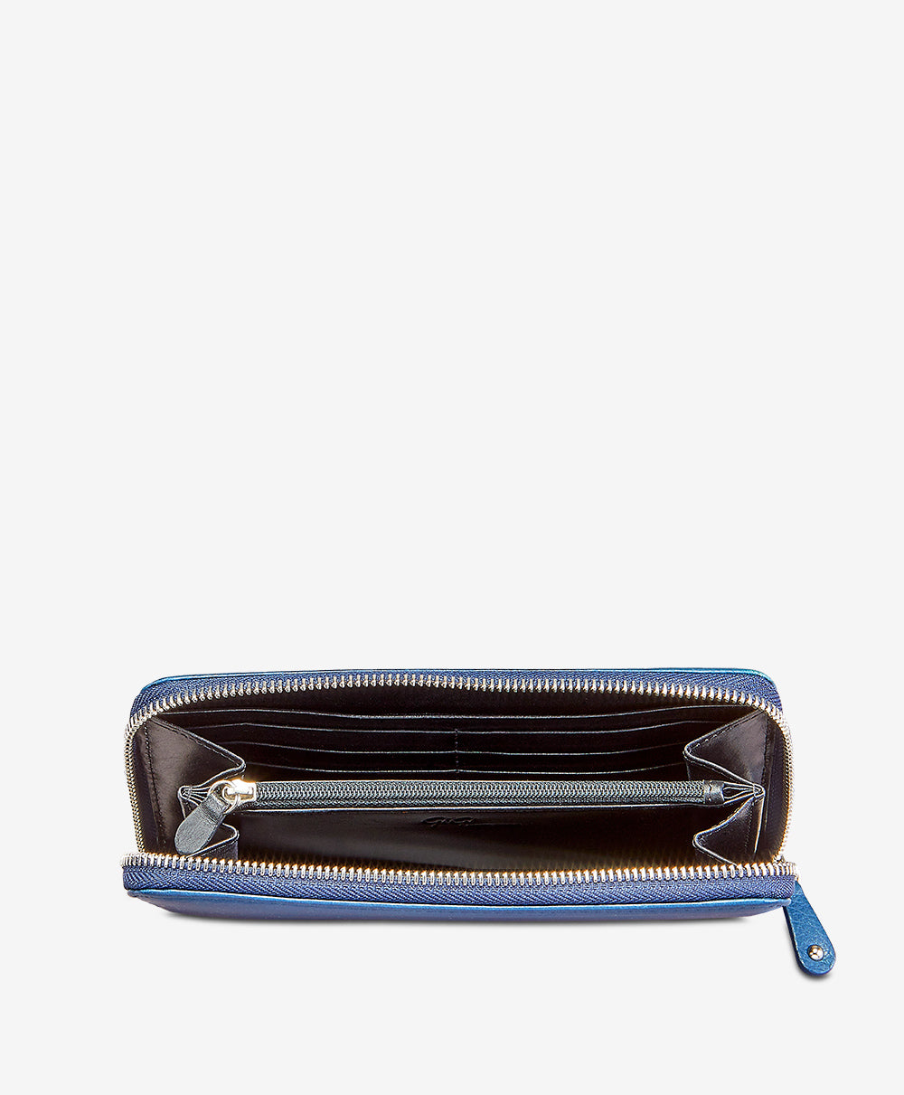 Premium Large Zip Around Wallet for Women & Men - RFID Blocking Leather Bifold Wallet with Multiple Card Slots - Perfect for Travel, Business & Everyday Use
