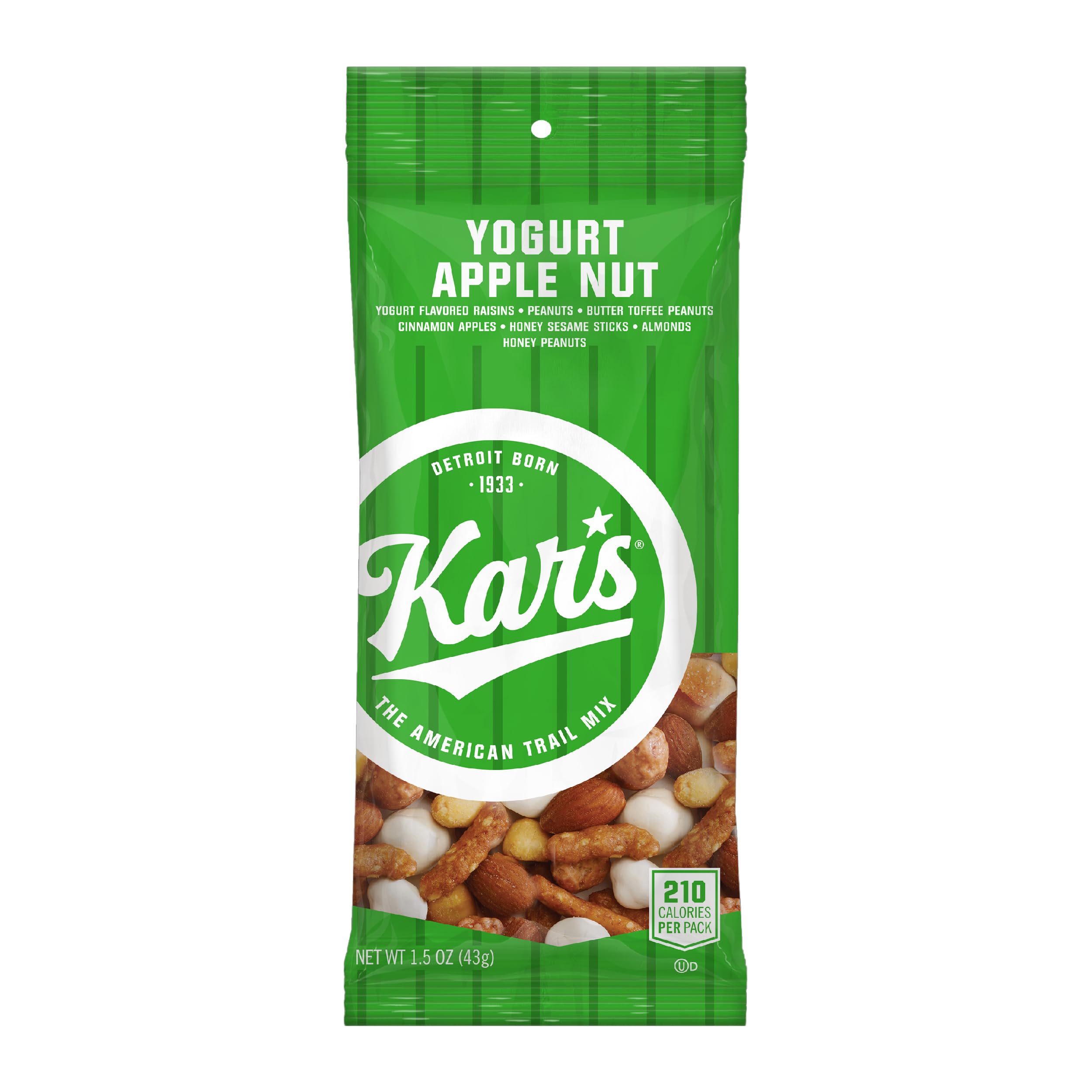 Kar's Nuts Yogurt Apple Nut Trail Mix - 72 Count Bulk Pack (1.5oz Individual Snack Packs) | Gluten-Free Healthy Snacks for Hiking, Office & School Lunch | Protein-Packed Energy Mix for Travel & Outdoor Activities