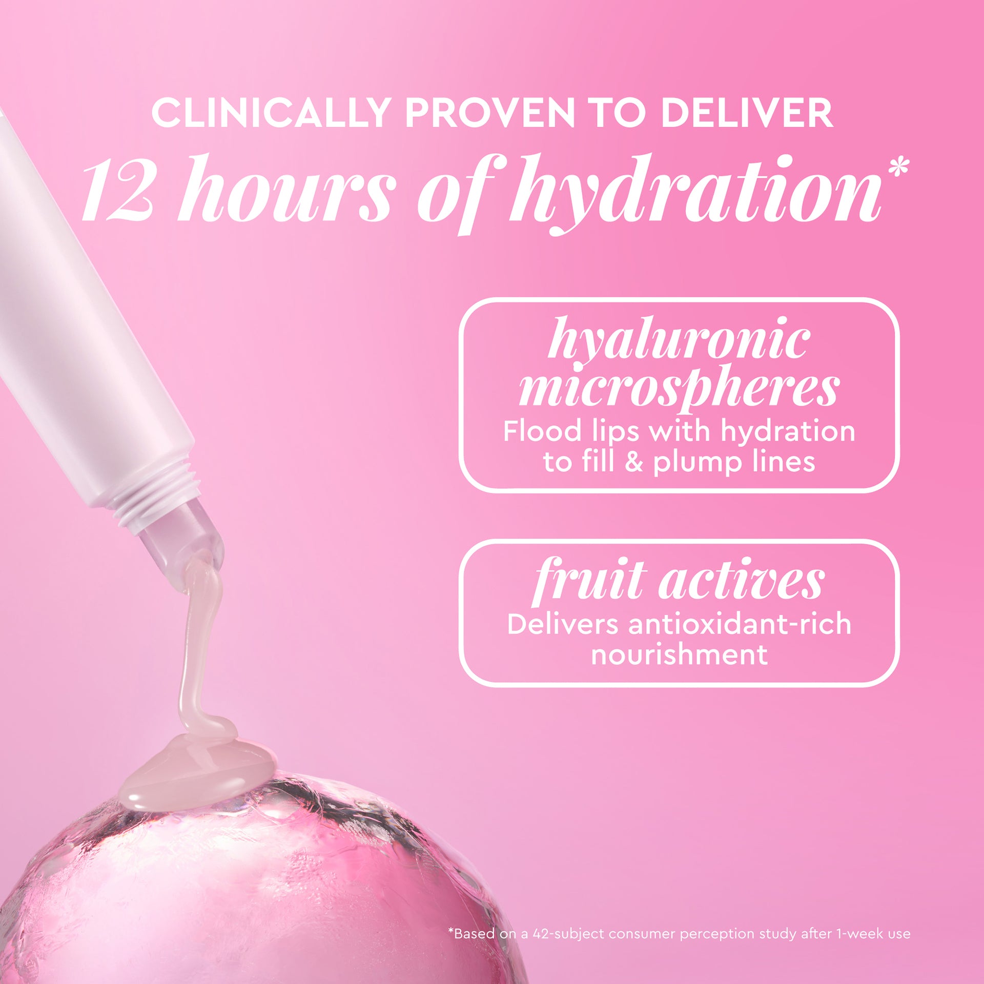 Hydrating Glass Lip Balm Treatment - Moisturizing & Plumping Lip Care for Dry, Chapped Lips | Perfect for Winter Skincare & Daily Lip Protection