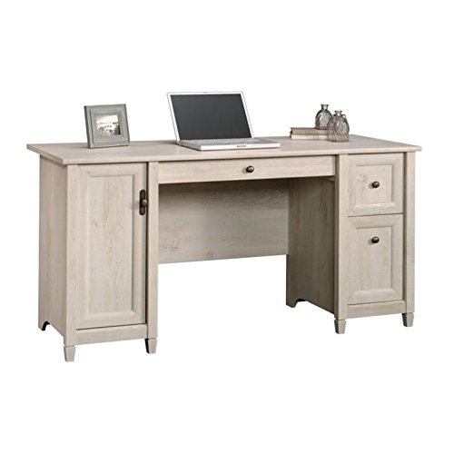 Scranton & Co Computer Desk in Chalked Chestnut - Modern Home Office Desk for Small Spaces, Study & Work from Home - Perfect for Remote Work, Gaming & Student Dorm Rooms