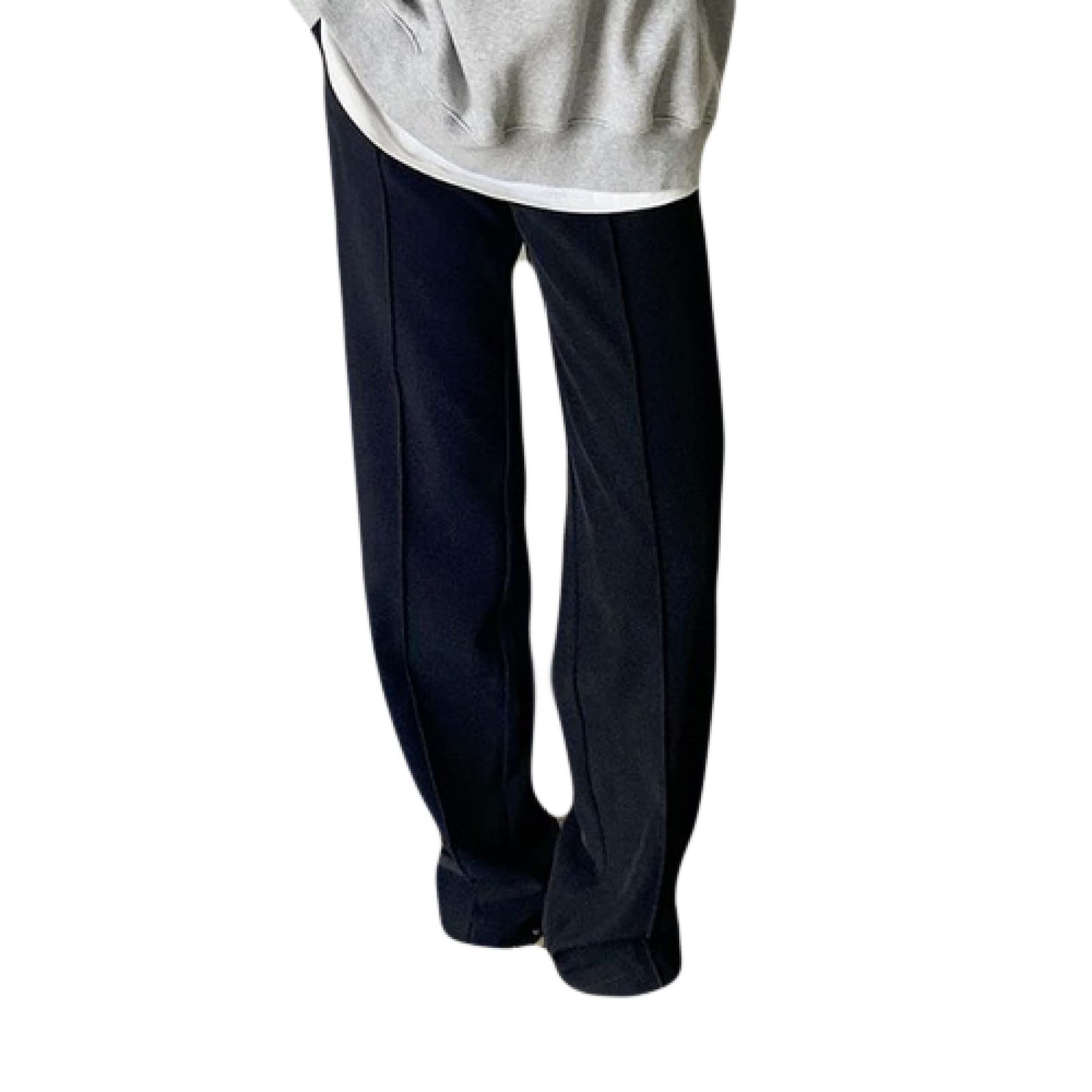 Women's Palazzo Pants - Casual Wide Leg Baggy Trousers for Women, Vintage Korean Style Comfortable Lounge Pants for Home, Office & Travel