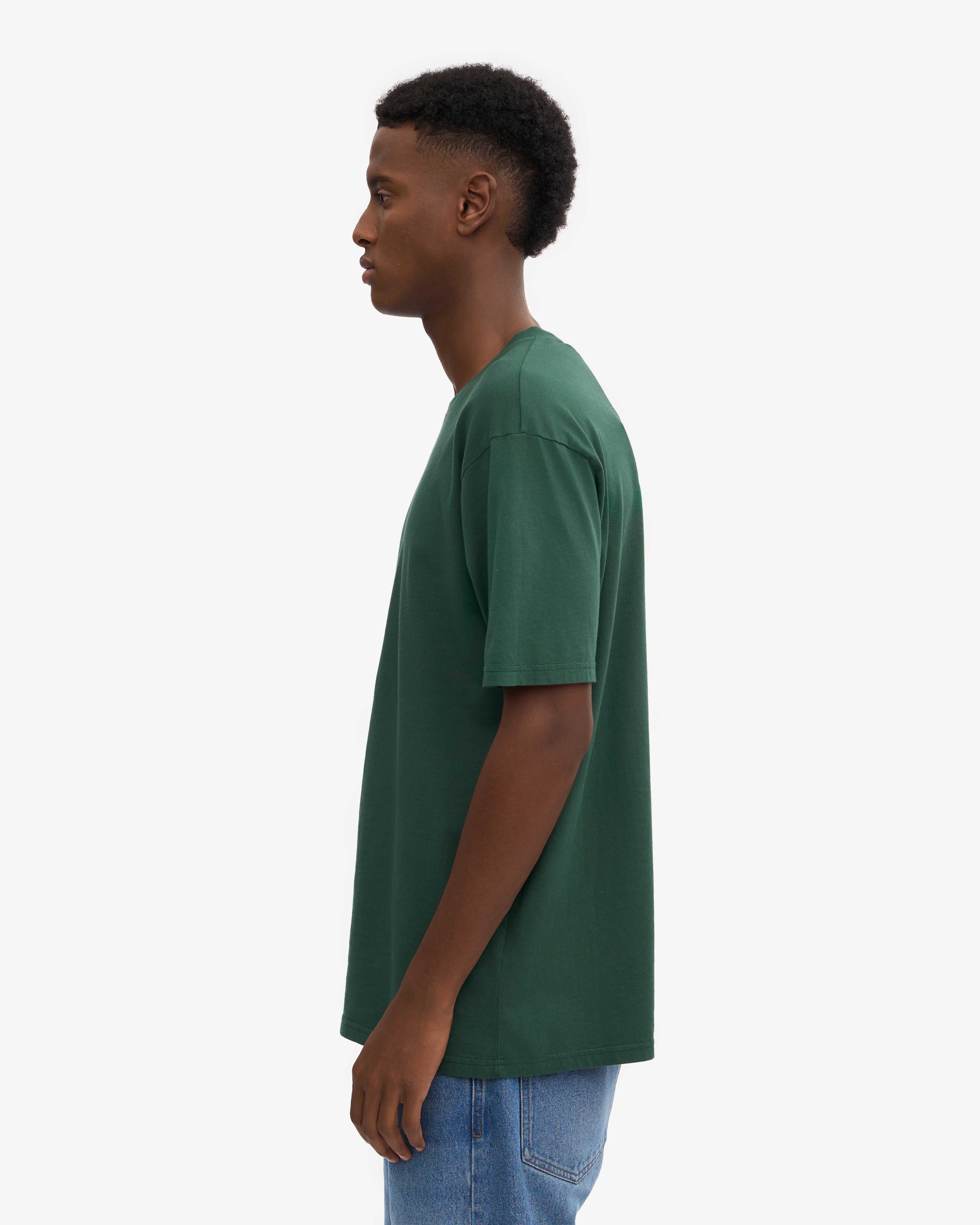 Classic Organic Cotton T-Shirt for Men & Women | Eco-Friendly Emerald Green Tee | Casual Wear, Lounge, Everyday Outfits