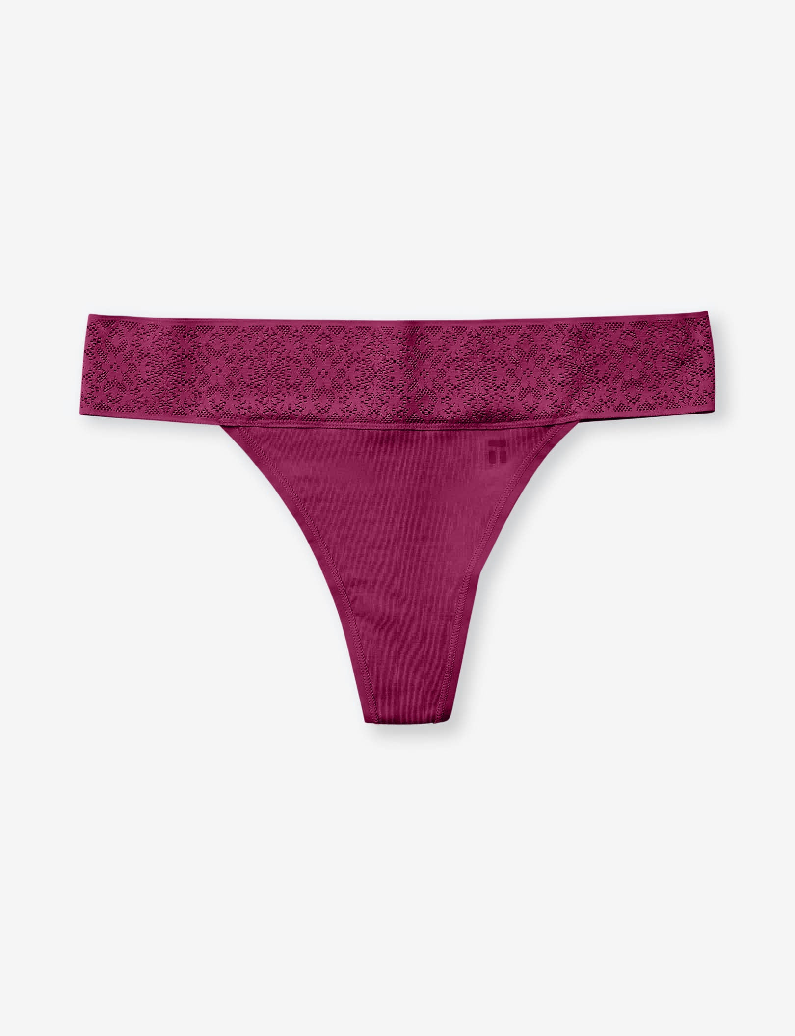 Breathable Cotton Women's Thong Underwear with Lace Waistband - Sexy & Comfortable for Daily Wear, Sleep, and Special Occasions
