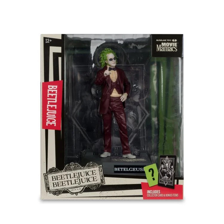 Beetlejuice Movie Maniacs 6 Limited Edition Collectible Action Figure - Perfect for Horror Fans, Movie Collectors & Halloween Decorations