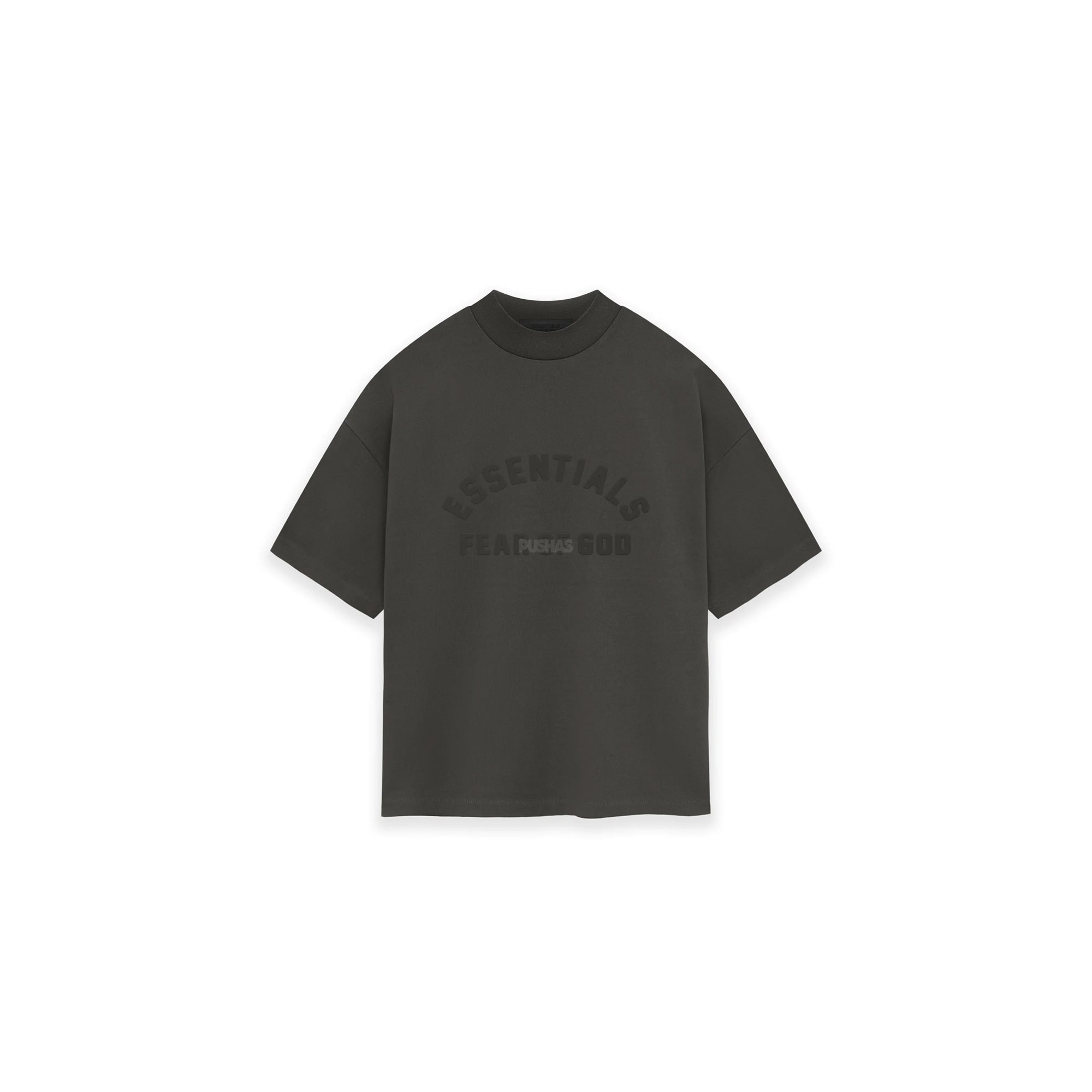 Fear of God Essentials Heavy Jersey Short Sleeve T-Shirt - Ink Black | Comfortable Cotton Blend Tee for Men | Perfect for Casual Wear, Street Style & Everyday Outfits