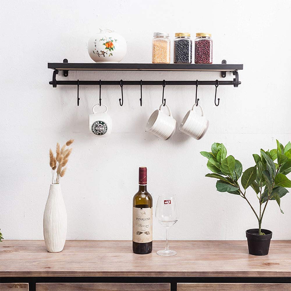 Stylish Wall-Mounted Kitchen Spice Rack - Space Saving Storage Shelf for Spices, Condiments & Small Items - Perfect for Home, Apartment, Dorm or Office Organization