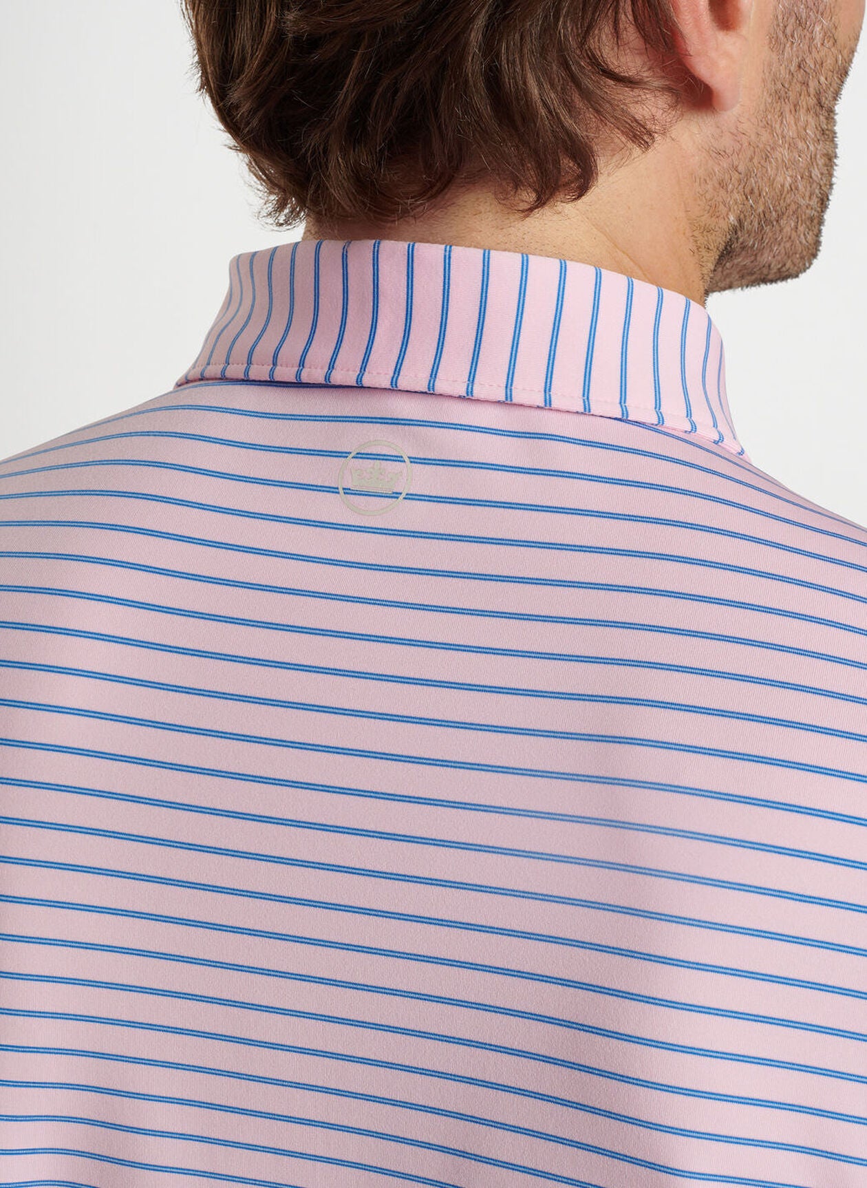 PETER MILLAR Men's Drum Performance Short Sleeve Polo Shirt - Moisture Wicking, Breathable Fabric for Golf, Tennis & Casual Wear