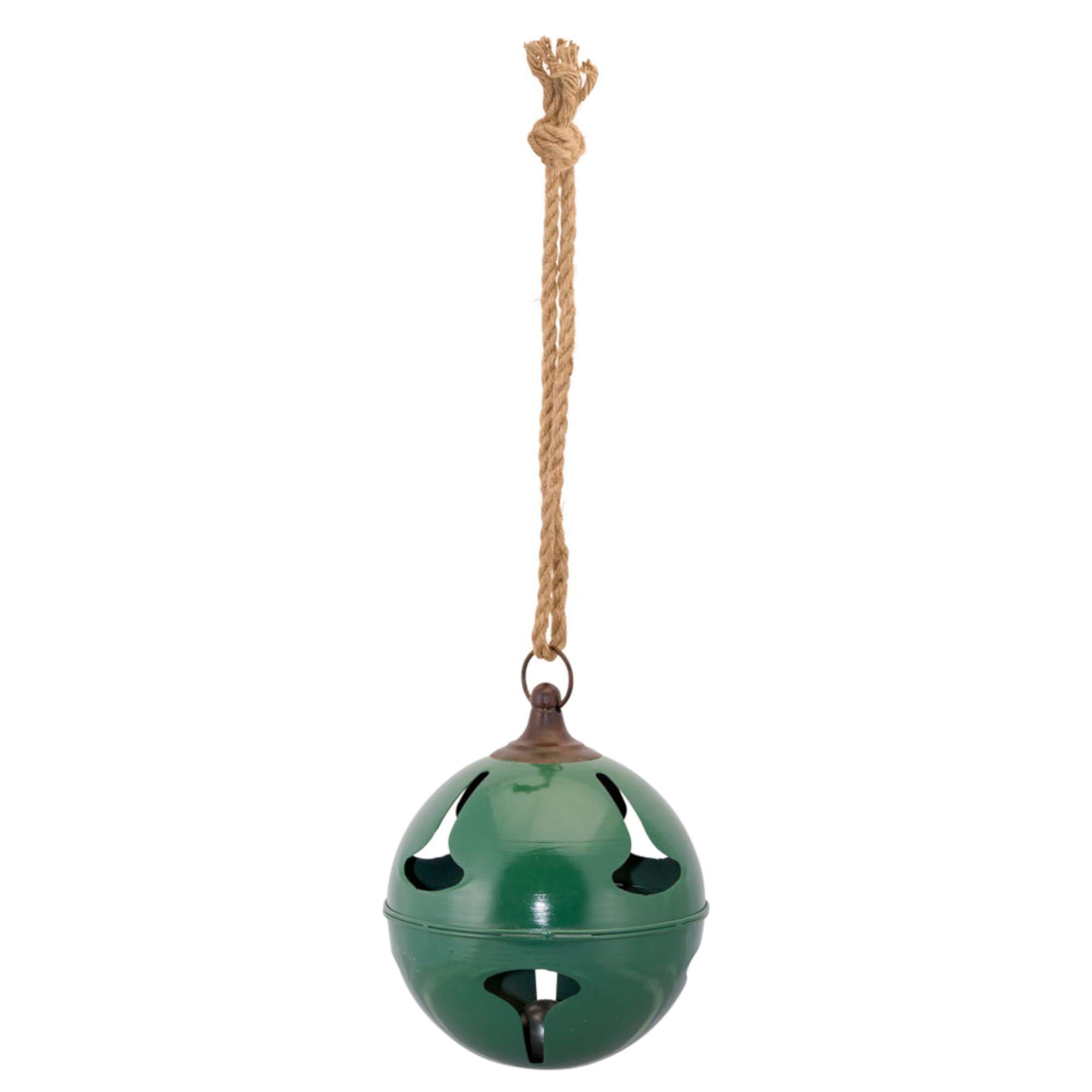 Melrose 29-Inch Iron Sleigh Bell Christmas Ornament - Handcrafted Holiday Decor for Tree, Mantel & Festive Home Decoration
