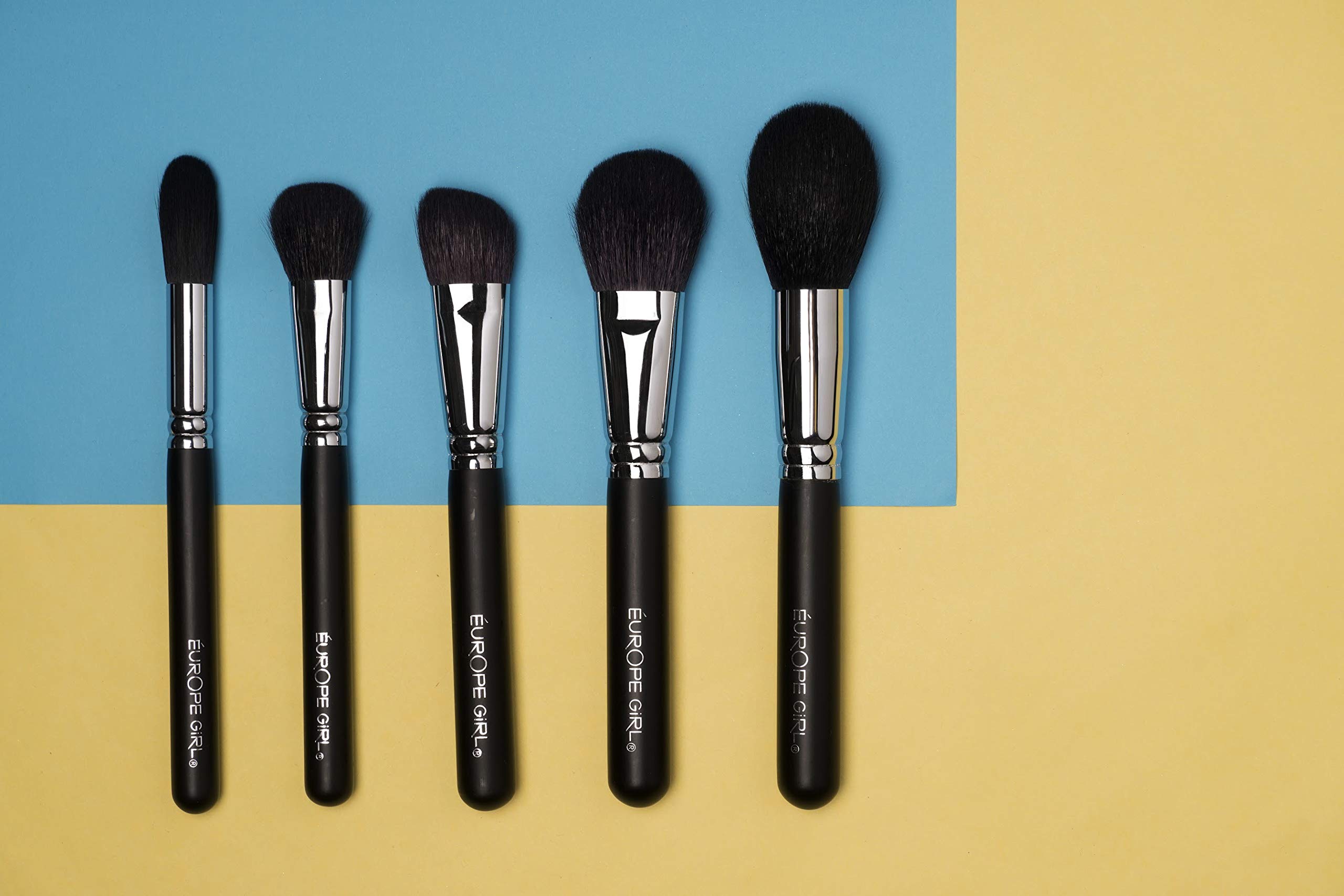 EUROPE GIRL Small Gel Liner Makeup Brush (06) - Professional Eyeliner Brush for Precise Lines & Winged Looks - Perfect for Gel, Liquid & Cream Eyeliners