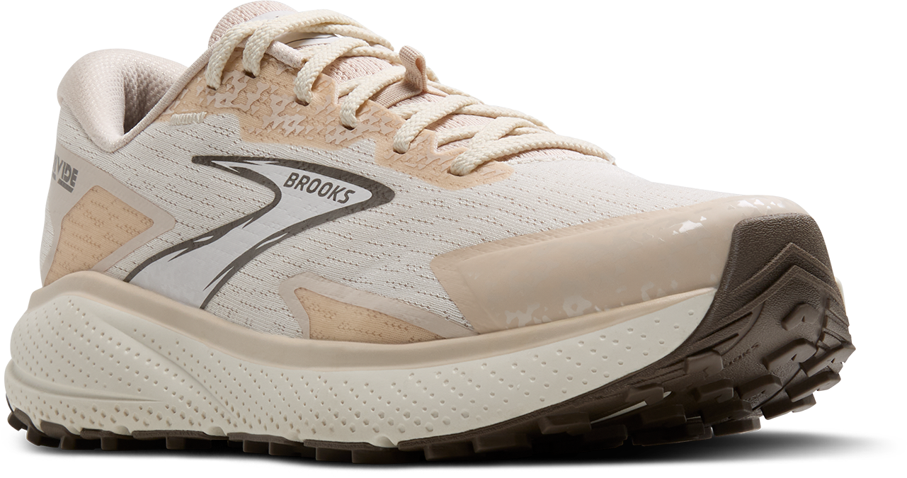Women's HOKA ONE ONE Divide 5 Trail Running Shoes - Lightweight & Cushioned for Hiking, Walking & Outdoor Adventures (Coconut/Almond Peach/Falcon)