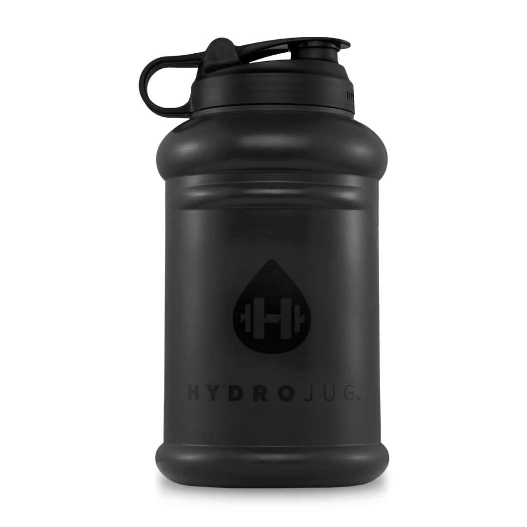 HydroJug 73oz Half Gallon Water Bottle - BPA Free, Leakproof, Reusable & Dishwasher Safe - Large Capacity Jug with Carry Handle for Gym, Hiking, Workouts & Outdoor Activities - Stay Hydrated On The Go