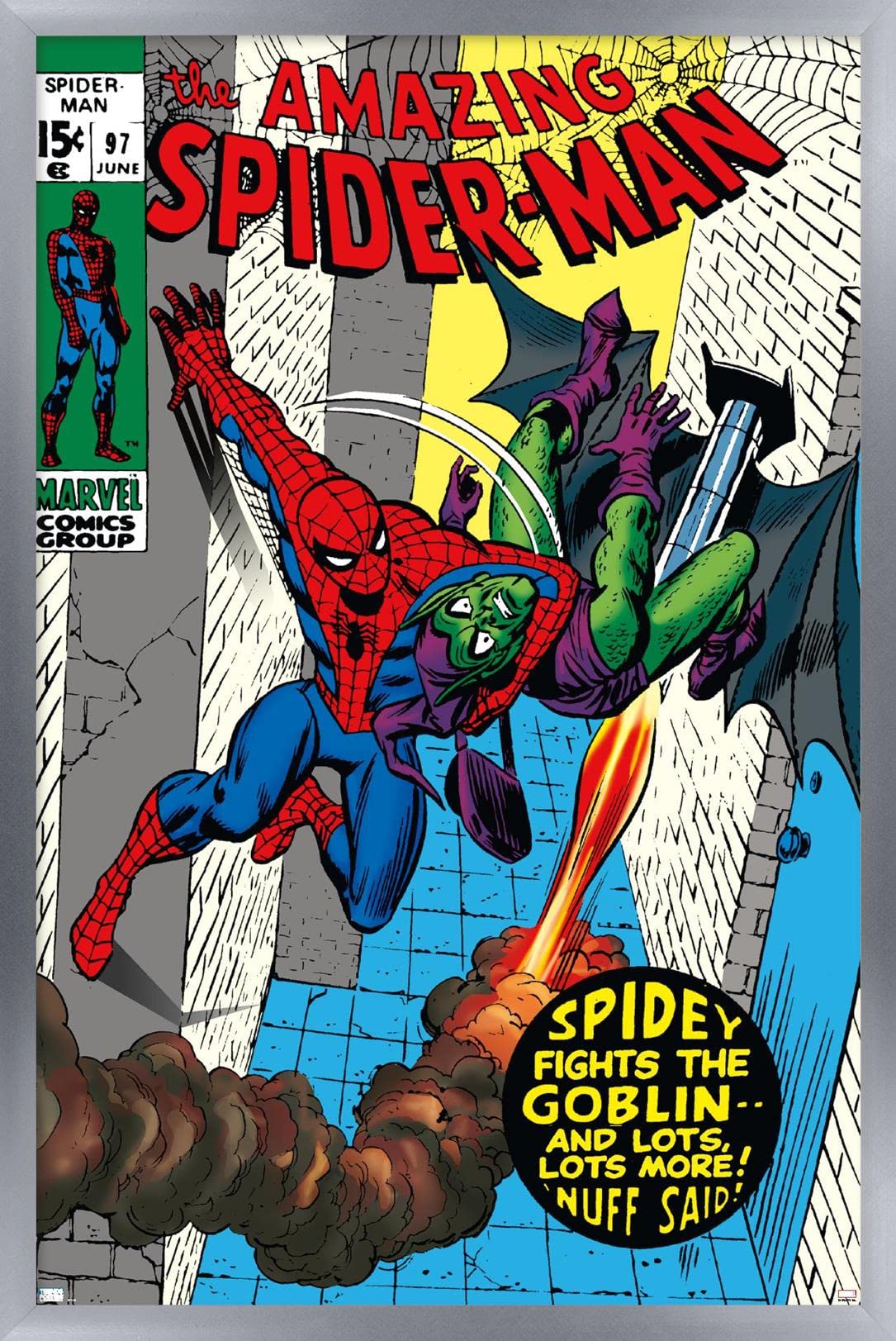 Trends International Marvel Comics Green Goblin - The Amazing Spider-Man #97 Wall Poster, 34